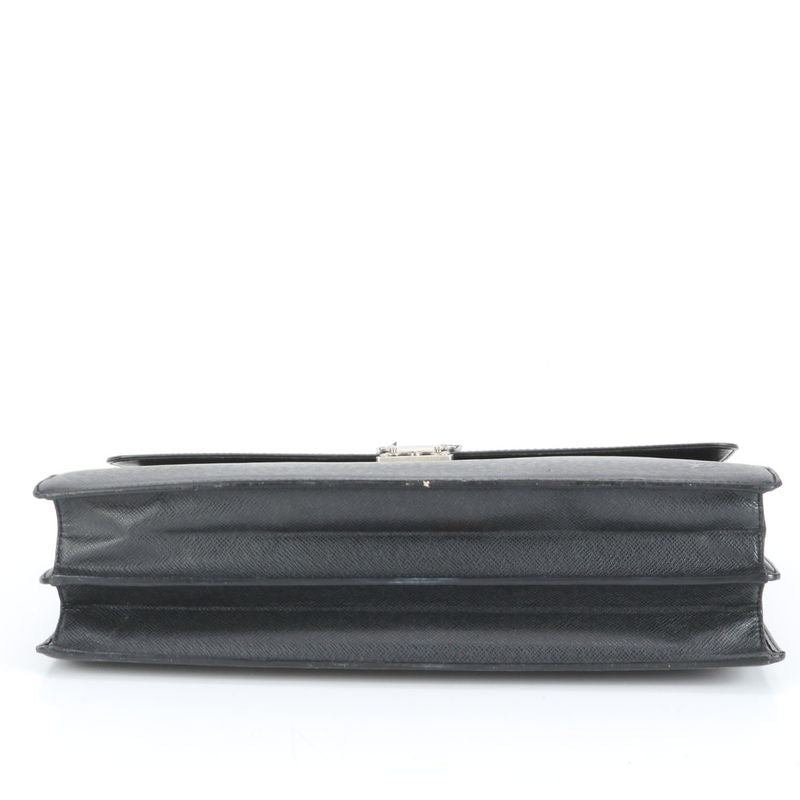 No Sticky Louis Vuitton Taiga Moskova M30032 Leather Business Bag Document Bag