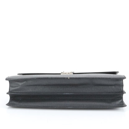 No Sticky Louis Vuitton Taiga Moskova M30032 Leather Business Bag Document Bag