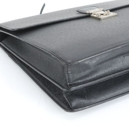 No Sticky Louis Vuitton Taiga Moskova M30032 Leather Business Bag Document Bag
