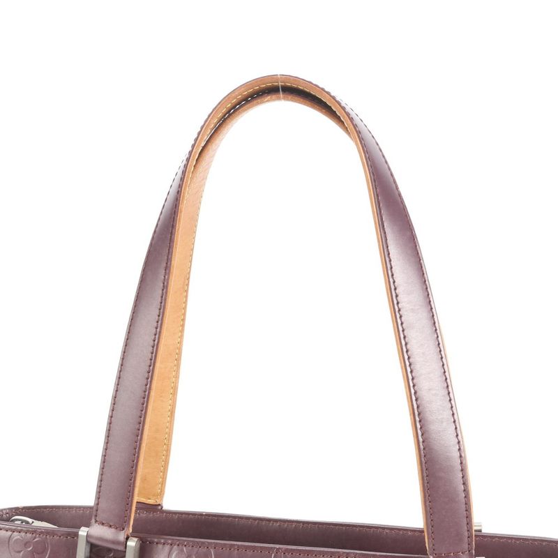 Louis Vuitton Monogram Matt Stockton M55116 Leather Tote Bag Shoulder Hand