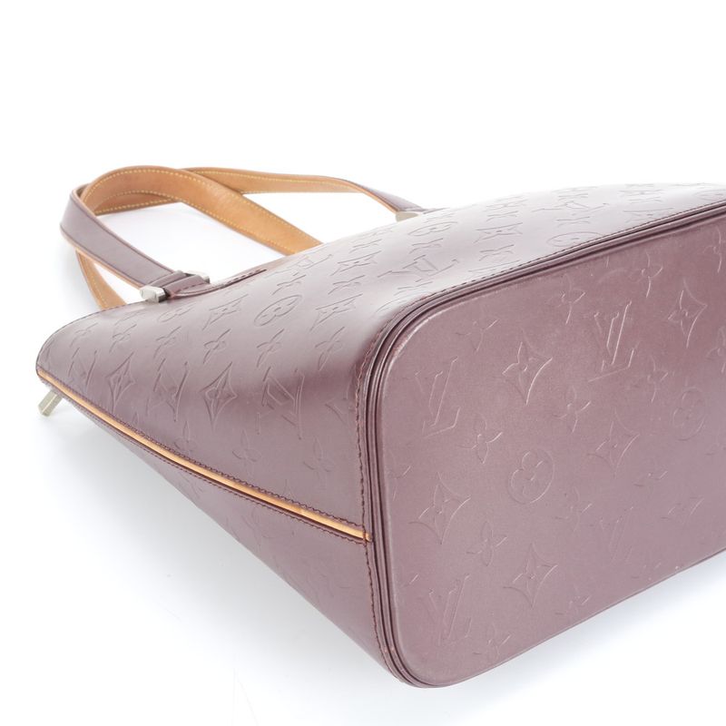 Louis Vuitton Monogram Matt Stockton M55116 Leather Tote Bag Shoulder Hand