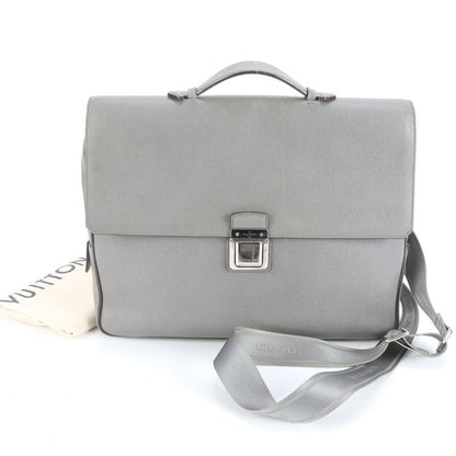 Louis Vuitton Taiga Vasili PM M32641 Leather 2WAY Business Bag Crossbody