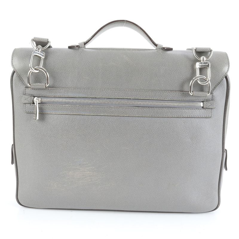 Louis Vuitton Taiga Vasili PM M32641 Leather 2WAY Business Bag Crossbody