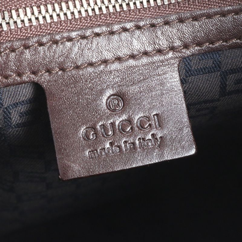 Gucci Sherry Line Interlocking G 114879 Leather Shoulder Bag Shoulder One