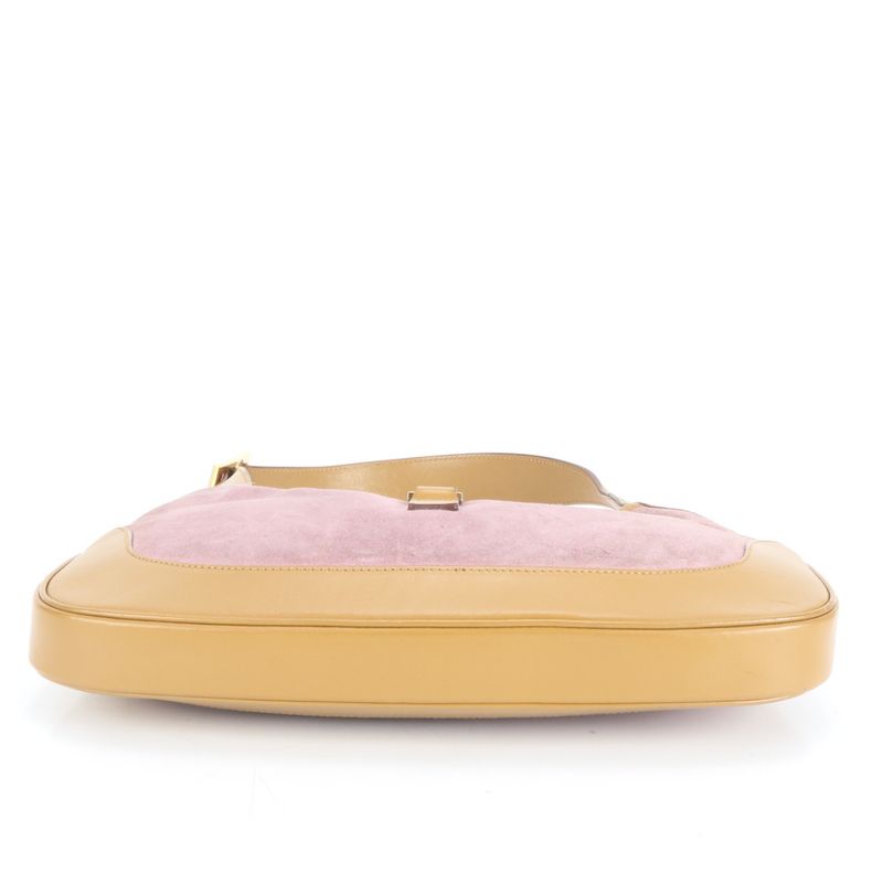 Gucci Jackie Leather Shoulder Bag Shoulder One Shoulder Brown 001-3306 Tote