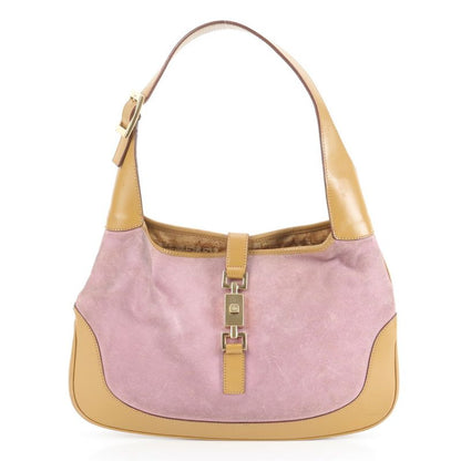 Gucci Jackie Leather Shoulder Bag Shoulder One Shoulder Brown 001-3306 Tote