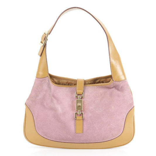 Gucci Jackie Leather Shoulder Bag Shoulder One Shoulder Brown 001-3306 Tote