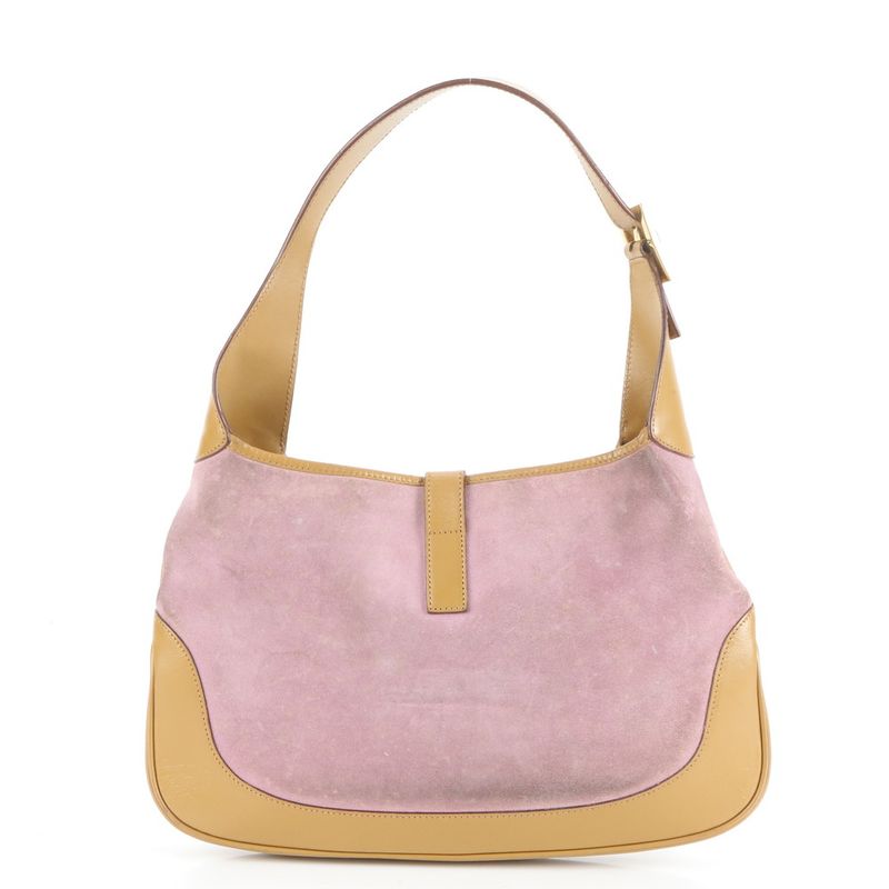 Gucci Jackie Leather Shoulder Bag Shoulder One Shoulder Brown 001-3306 Tote