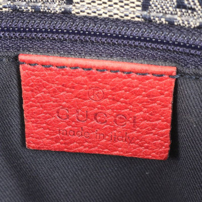 Gucci GG Canvas Abby Leather Tote Bag Shoulder Hand 130736 Gold Hardware