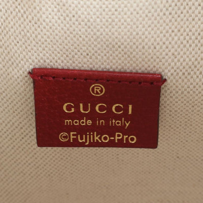 Gucci X Doraemon Collaboration Micro GG Mini Bucket Bag Leather Shoulder