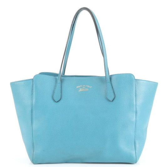 Gucci Swing Leather Tote Bag Shoulder Hand A4 354397 Fashionable Commuter Women