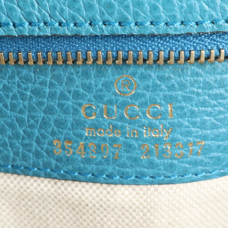 Gucci Swing Leather Tote Bag Shoulder Hand A4 354397 Fashionable Commuter Women