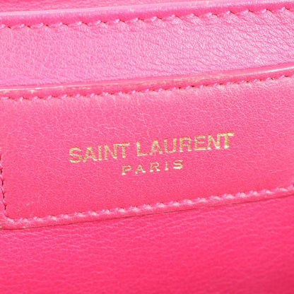 YSL Saint Laurent Paris Y Line Petit Cabas Su Leather 2WAY Tote Bag Crossbody