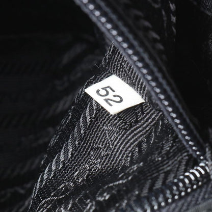 Prada Tessuto Nylon Triangle Logo Leather Shoulder Bag Crossbody Messenger