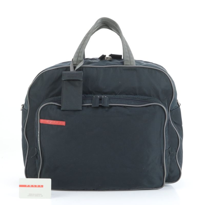 Prada Authenticity With Card Prada Sport V370 Boston Bag Business Travel Tote
