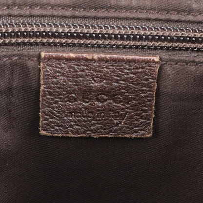 Gucci GG Canvas Leather Shoulder Bag Crossbody Messenger Business Commuter Tote