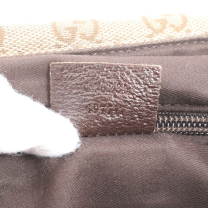 Gucci GG Canvas Leather Shoulder Bag Crossbody Messenger Business Commuter Tote