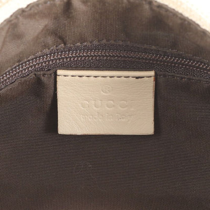 Gucci GG Canvas Leather Shoulder Bag Shoulder One Shoulder Beige 92697 Gold