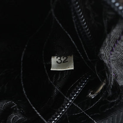 Prada Tessuto Nylon Triangle Logo Leather Shoulder Bag Crossbody Messenger