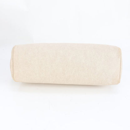 Hermes Herbag MM □D Marked Toile Ash Leather Tote Bag Shoulder Business