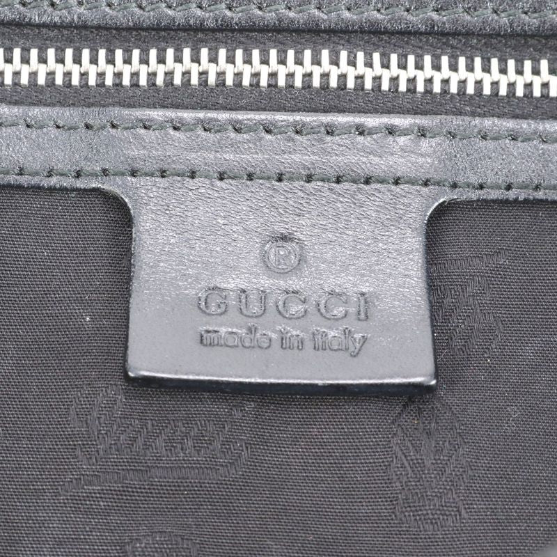 Gucci GG Twins Leather Canvas Tote Bag Shoulder Hand 232963 Gold Hardware