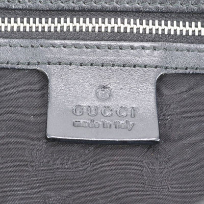 Gucci GG Twins Leather Canvas Tote Bag Shoulder Hand 232963 Gold Hardware