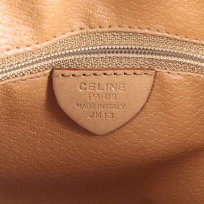 Vintage Celine Macadam Leather Shoulder Bag Crossbody Gold Hardware Genuine