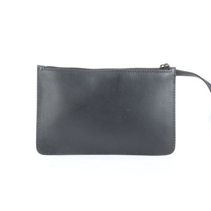 Gucci GG Canvas Leather Drawstring Tote Bag Shoulder Hand Black 90640 A4 Women