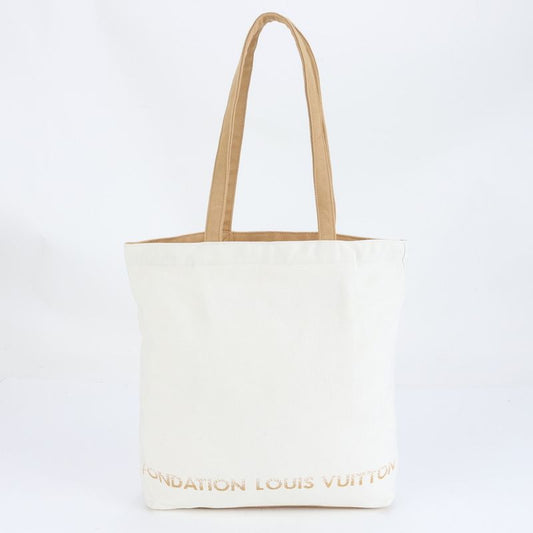 Louis Vuitton Fondation Museum Limited Tote Bag Shoulder Hand A4 Beige Women