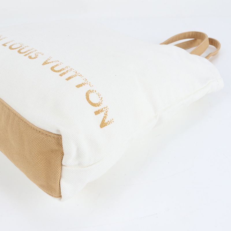 Louis Vuitton Fondation Museum Limited Tote Bag Shoulder Hand A4 Beige Women