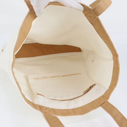 Louis Vuitton Fondation Museum Limited Tote Bag Shoulder Hand A4 Beige Women