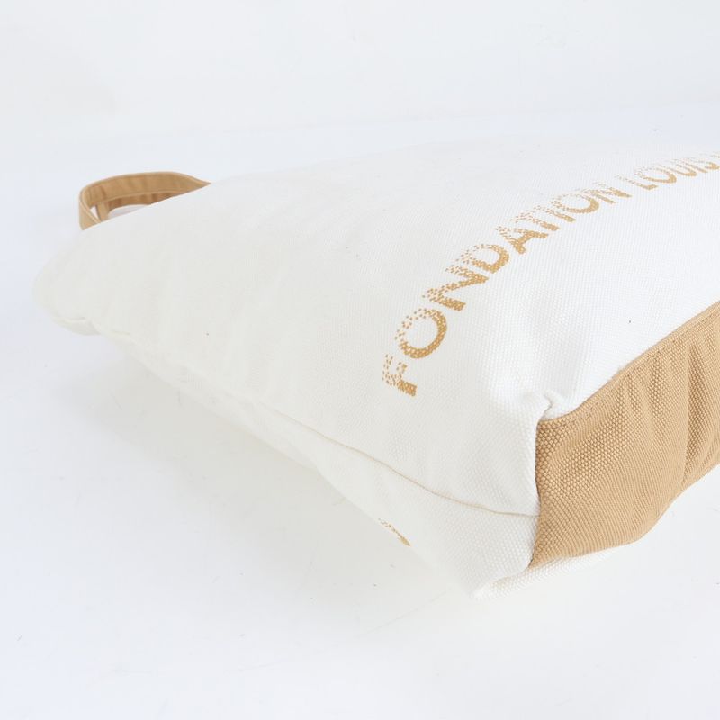 Louis Vuitton Fondation Museum Limited Tote Bag Shoulder Hand A4 Beige Women