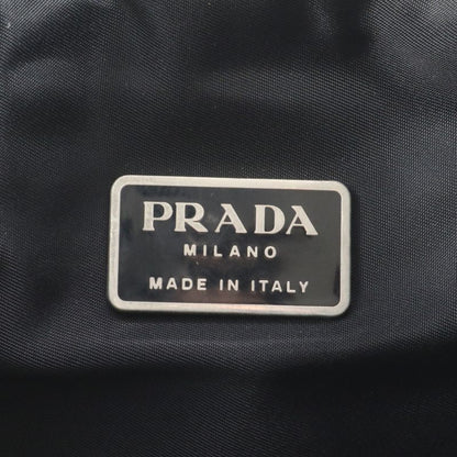 Prada Tessuto Nylon Triangle Logo Backpack Sac Backpack Black Women EC Cx21-1