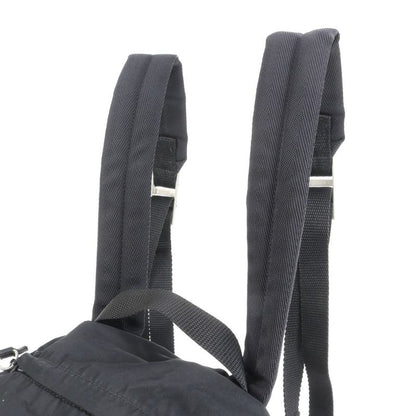 Prada Tessuto Nylon Triangle Logo Backpack Sac Backpack Black Women EC Cx21-1