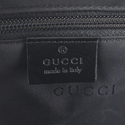 Gucci Leather Backpack Sac Backpack Shoulder Bag Black Genuine Leather 019-0353