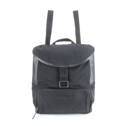 Gucci Leather Backpack Sac Backpack Shoulder Bag Black Genuine Leather 019-0353