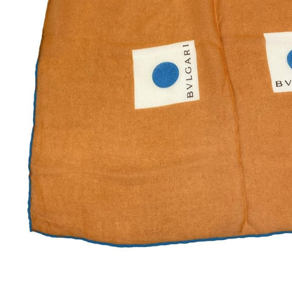 Bvlgari Scarf - Orange×light Blue×ivory