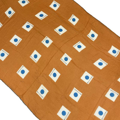 Bvlgari Scarf - Orange×light Blue×ivory