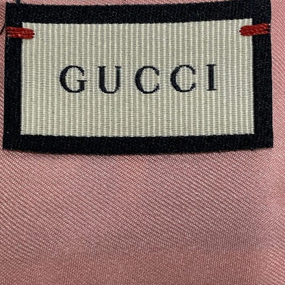 Gucci Scarf - 609317 Beige Pink And Multi GG Flora/floral Silk