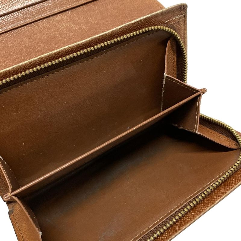 Louis Vuitton Monogram Porte Monet Bier Trésor M61730 Leather