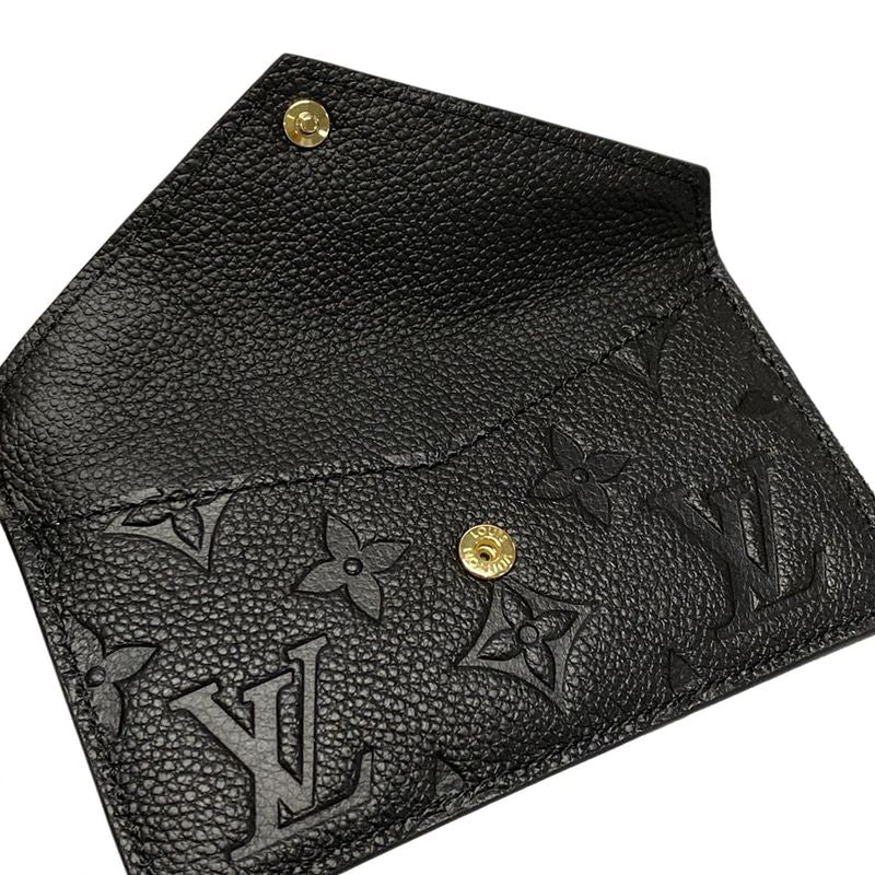 Louis Vuitton Coin Case Monogram Empreinte Porte Cultulet Verso M69421 Noir