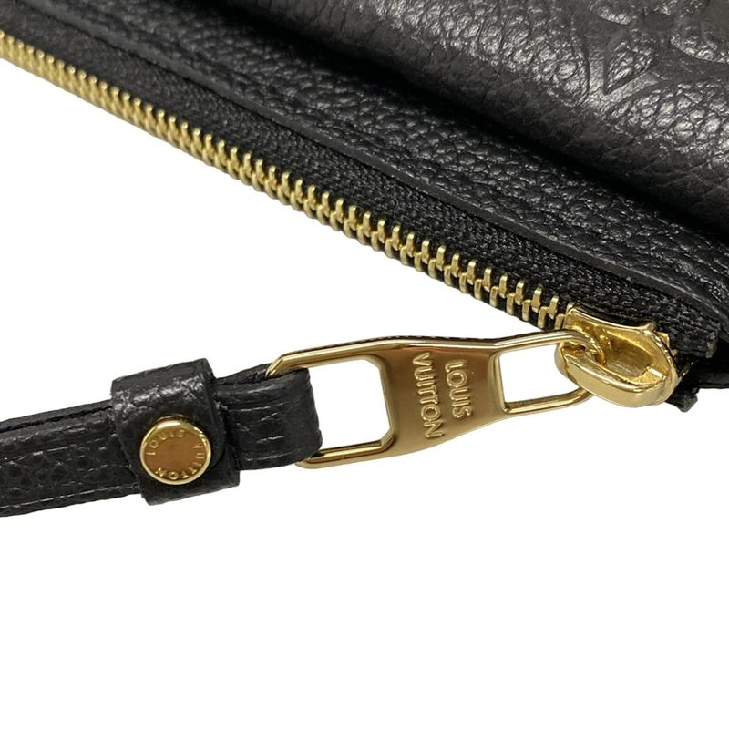 Louis Vuitton Coin Case Monogram Empreinte Porte Cultulet Verso M69421 Noir