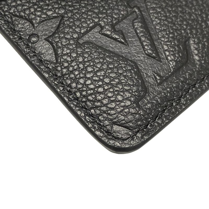 Louis Vuitton Coin Case Monogram Empreinte Porte Cultulet Verso M69421 Noir