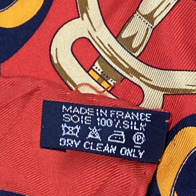 Hermes Scarf Petit Carré Dark Navy×red×multi