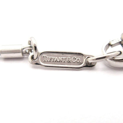 Tiffany & Co Necklace Atlas Bar 18K White Gold X Diamonds 3P Diamonds