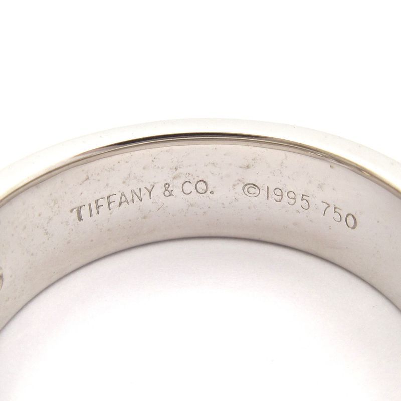 Tiffany & Co Ring Atlas 18K White Gold X Diamonds 3P Diamonds