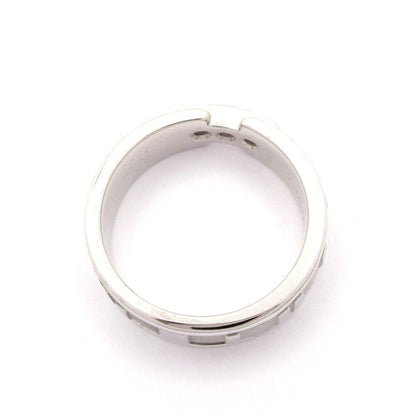 Tiffany & Co Ring Atlas 18K White Gold X Diamonds 3P Diamonds