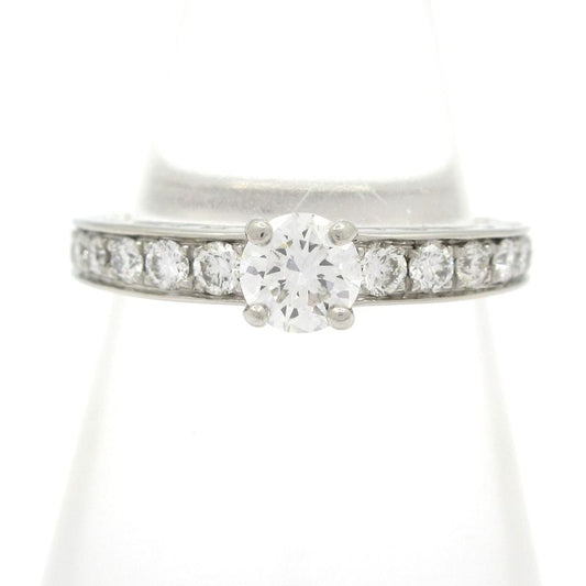 Bvlgari Ring Dedicata A Venezia Pt950 X Diamond Half Diamond / Center 1P