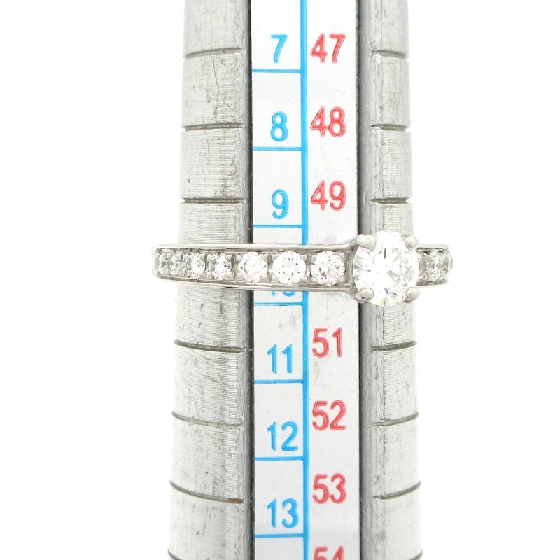 Bvlgari Ring Dedicata A Venezia Pt950 X Diamond Half Diamond / Center 1P