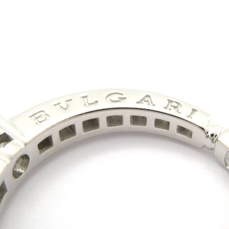 Bvlgari Ring Dedicata A Venezia Pt950 X Diamond Half Diamond / Center 1P